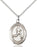 Sterling Silver Saint Christopher Track and Field Pend