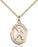 Gold-Filled Saint Christopher Football Necklace Set