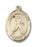 14K Gold Saint Christopher Football Pendant