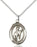 Sterling Silver Saint Christopher Rodeo Necklace Set