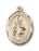 14K Gold Saint Augustine of Hippo Pendant