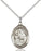 Sterling Silver Saint Madonna Del Ghisallo Necklace Set