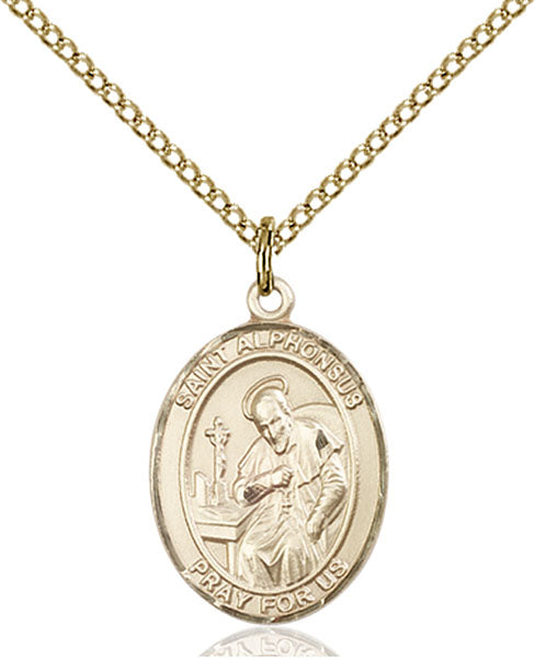 Gold-Filled Saint Alphonsus Necklace Set