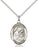 Sterling Silver Saint Aloysius Gonzaga Necklace Set