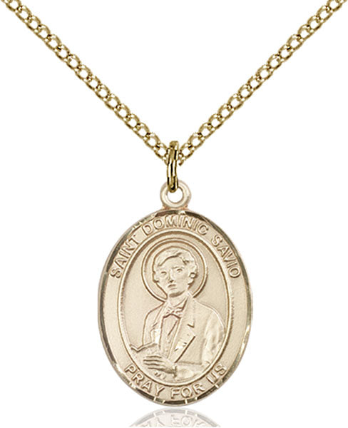 Gold-Filled Saint Dominic Savio Necklace Set