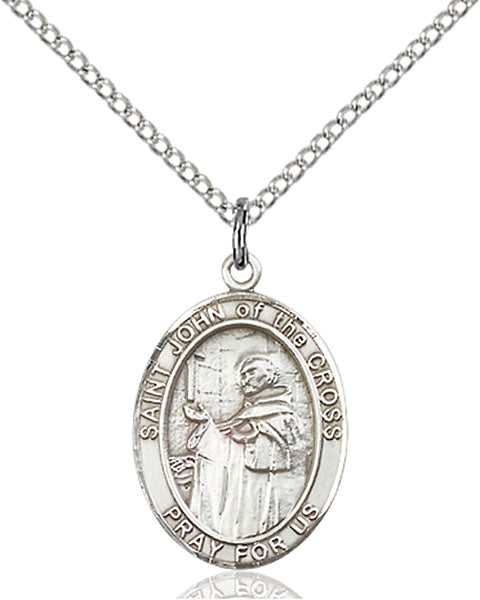 Sterling Silver Saint John of the Cross Necklace Set