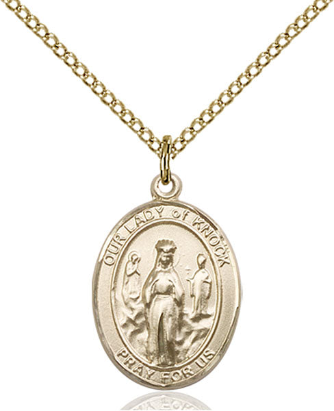 Gold-Filled Our Lady of Knock Necklace Set
