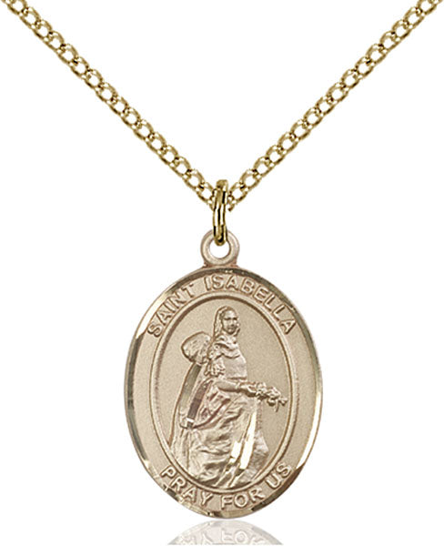 Gold-Filled Saint Isabella of Portugal Necklace Set