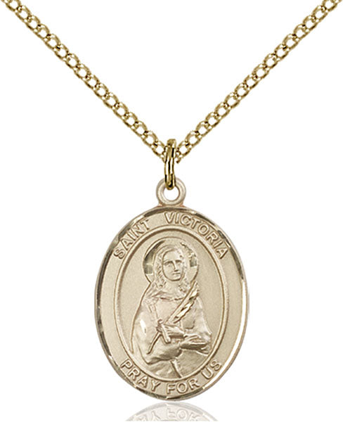 Gold-Filled Saint Victoria Necklace Set