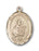 14K Gold Saint Christian Demosthenes Pendant