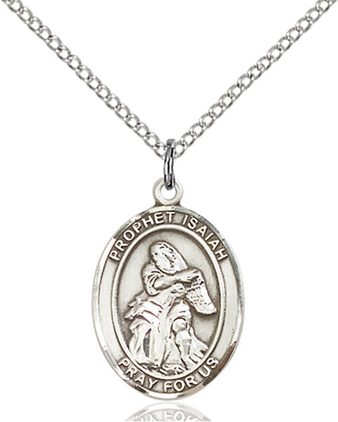 Sterling Silver Saint Isaiah Necklace Set