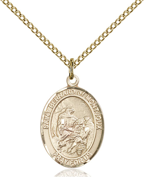 Gold-Filled Saint Bernard of Montjoux Necklace Set