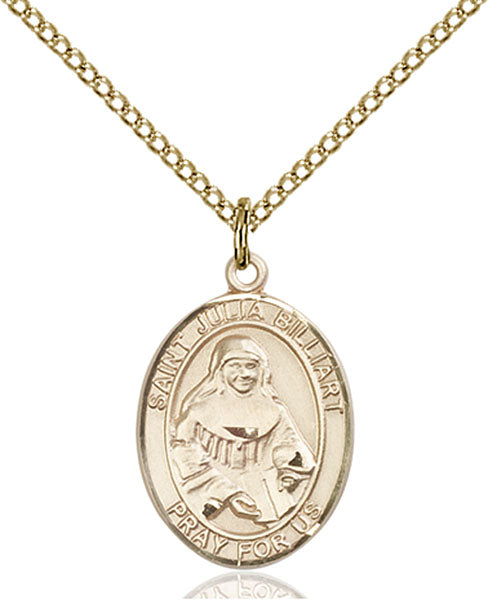 Gold-Filled Saint Julia Billiart Necklace Set