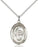 Sterling Silver Saint Sharbel Necklace Set