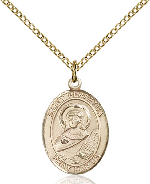 Gold-Filled Saint Perpetua Necklace Set