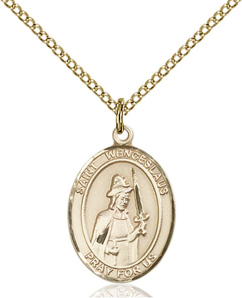 Gold-Filled Saint Wenceslaus Necklace Set