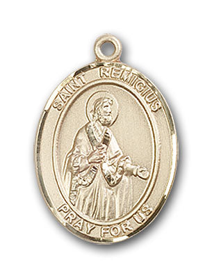 14K Gold Saint Remigius of Reims Pendant
