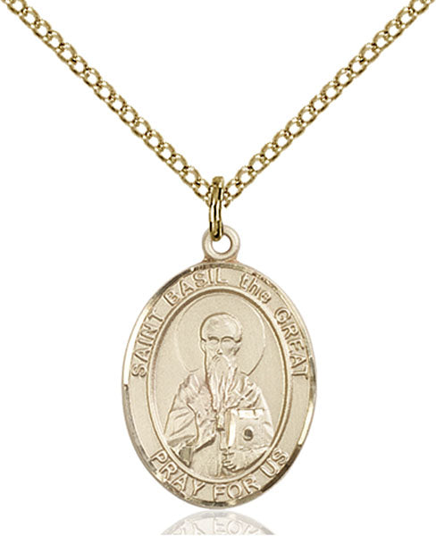 Gold-Filled Saint Basil the Great Necklace Set