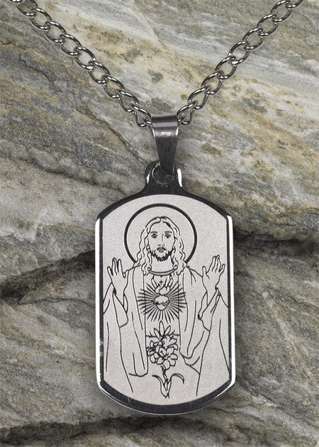 Sacred Heart SS Necklace