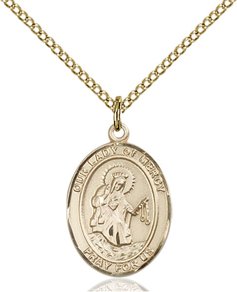 Gold-Filled Our Lady of Mercy Necklace Set