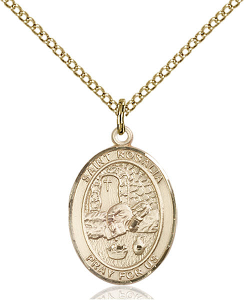 Gold-Filled Saint Rosalia Necklace Set
