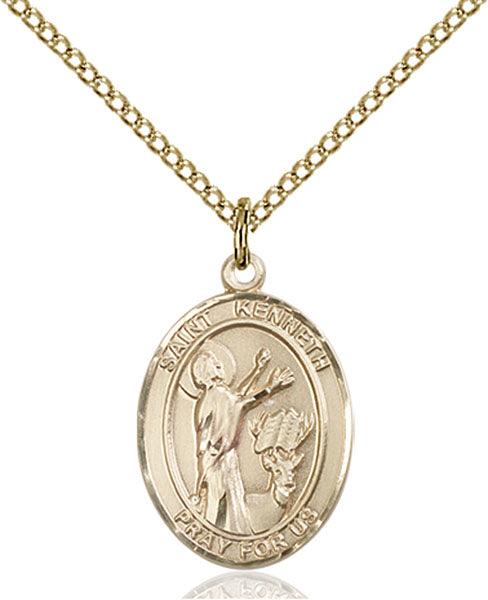 Gold-Filled Saint Kenneth Necklace Set