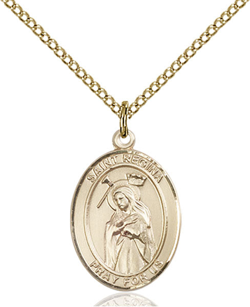Gold-Filled Saint Regina Necklace Set