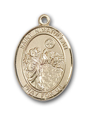 14K Gold Saint Nimatullah Pendant