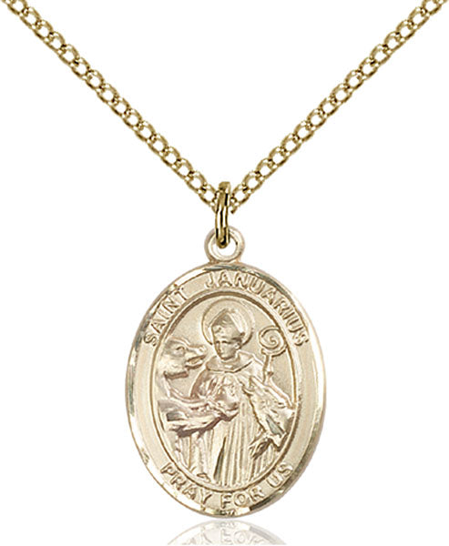 Gold-Filled Saint Januarius Necklace Set