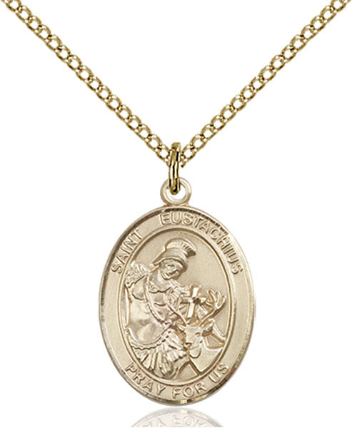 Gold-Filled Saint Eustachius Necklace Set