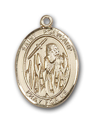 14K Gold Saint Polycarp of Smyrna Pendant