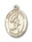 14K Gold Saint Christopher Track&Field Pendant