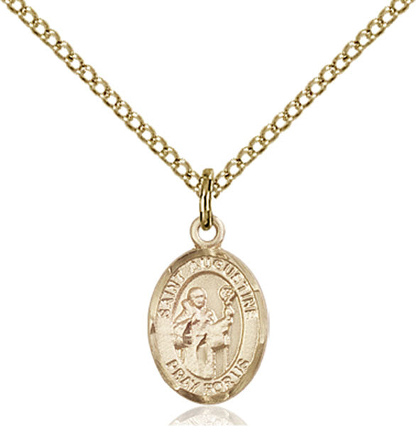 Gold-Filled Saint Augustine Necklace Set