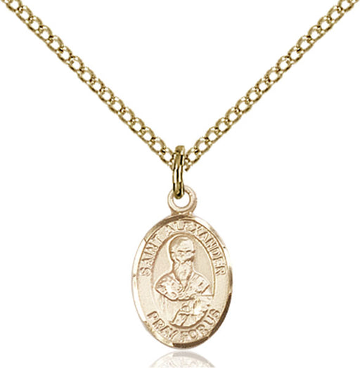 Gold-Filled Saint Alexander Sauli Necklace Set