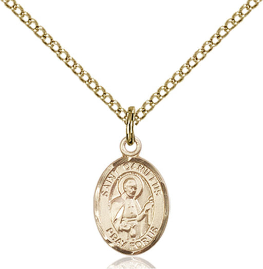 Gold-Filled Saint Camillus of Lellis Necklace Set