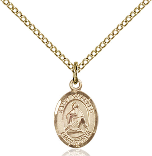 Gold-Filled Saint Charles Borromeo Necklace Set