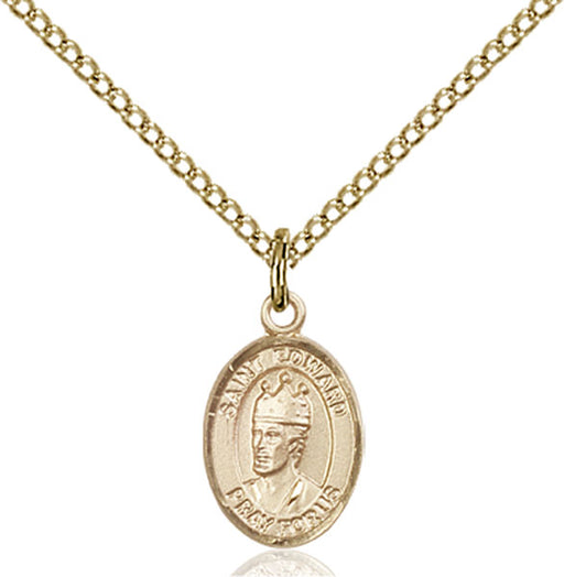 Gold-Filled Saint Edward the Confessor Necklace Set
