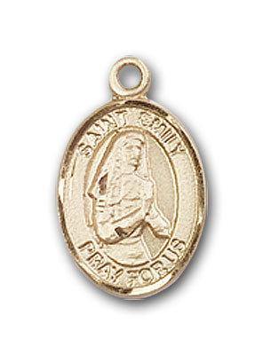 14K Gold Saint Emily de Vialar Pendant