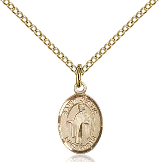 Gold-Filled Saint Justin Necklace Set
