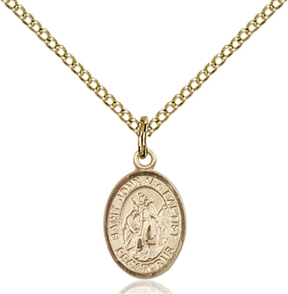 Gold-Filled Saint John the Baptist Necklace Set