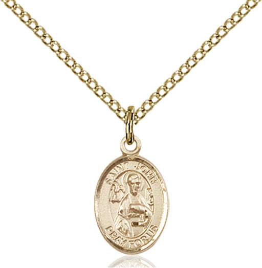 Gold-Filled Saint John the Apostle Necklace Set