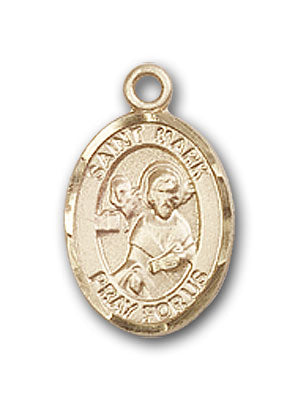 14K Gold Saint Mark the Evangelist Pendant