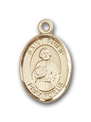 14K Gold Saint Philip the Apostle Pendant