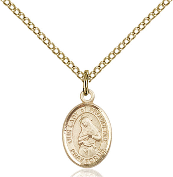 Gold-Filled Our Lady of Providence Necklace Set