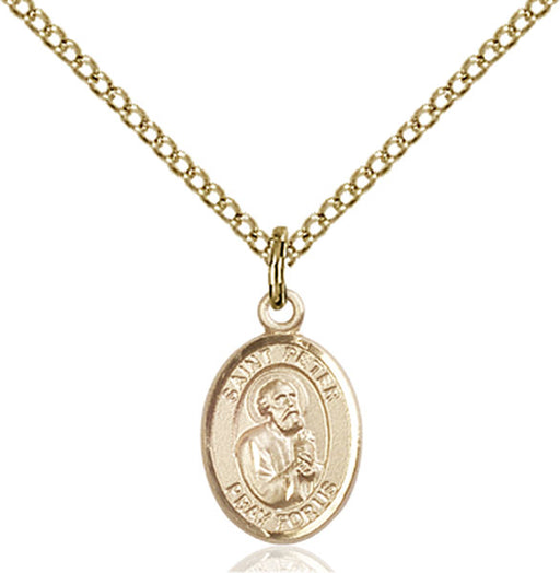 Gold-Filled Saint Peter the Apostle Necklace Set