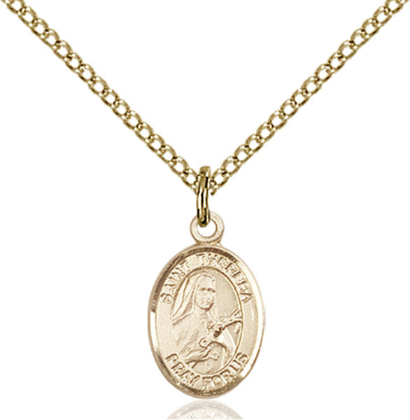 Gold-Filled Saint Theresa Necklace Set