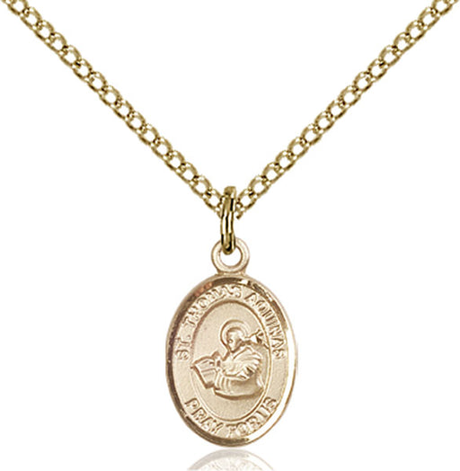 Gold-Filled Saint Thomas Aquinas Necklace Set
