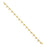 14K Gold-Dipped Fancy Cross Bracelet