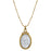 14K Gold-Dipped and Silver-Tone Crystal Virgin Mary Medallion Necklace