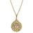 14K Gold-Dipped Crystal Writers of The Good Word Pendant Necklace